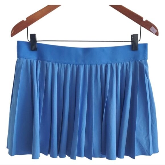 TnaMOVE Blue Pleated Tennis Mini Skirt Size L - Picture 1 of 8